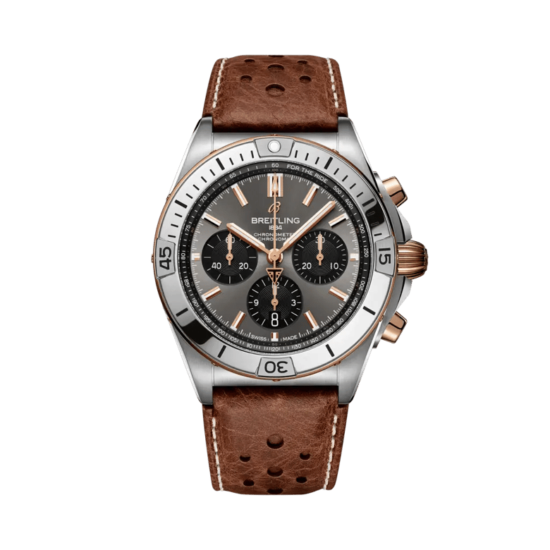 Chronomat B01 42 Triumph, reference TB0134101M1X1. Link to product details.