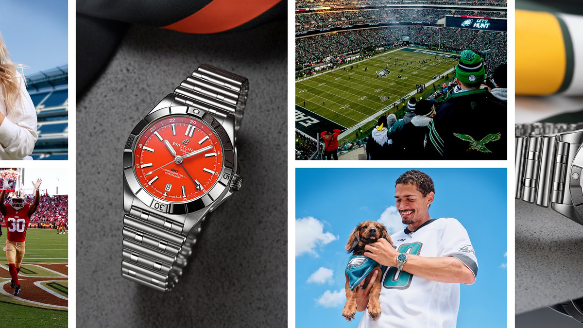 Image for Breitling and National Football League and Philadelphia Eagles and San Francisco 49ers and NFL member clubs collaboration