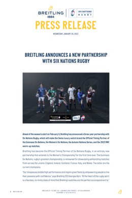Breitling - Six Nations Rugby