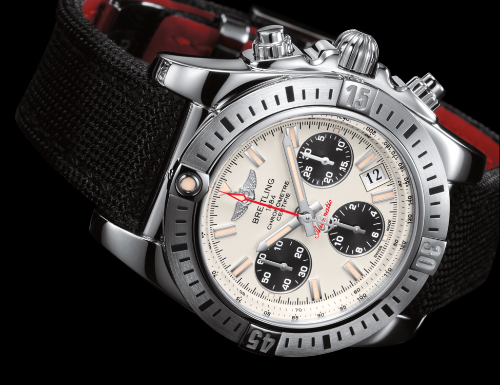 breitling is not wearing the Super Avengers chronometer 48 Night Mission