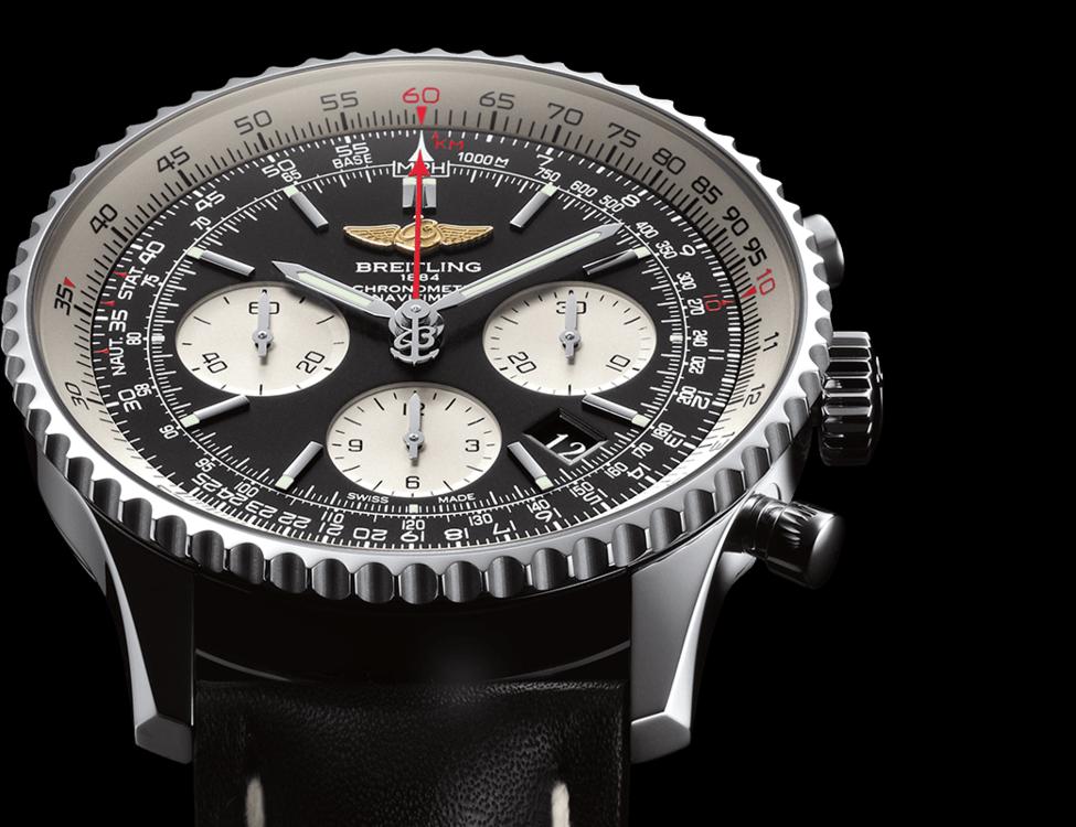 breitling Navitimer 1 timer GMT 46mm steel automatic A24322121B2P2