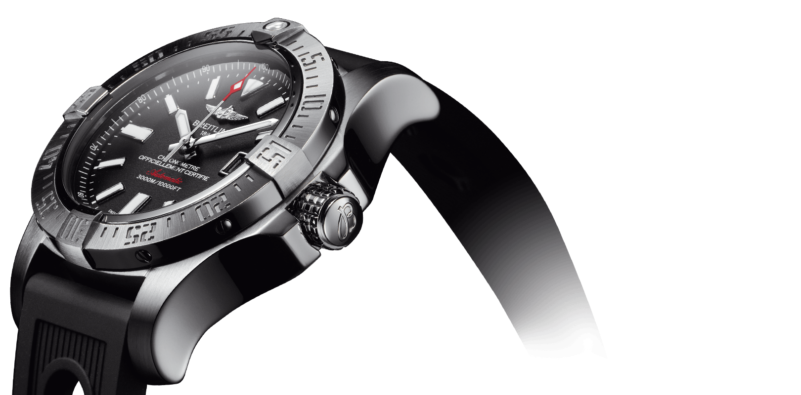 Breitling timed steel black dial Y2431012/BE10 - Year: 2020breitling timed steel box black dial black crocodile strap Y2431012/BE10 - Year: 2020