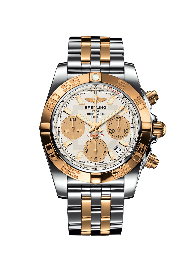 breitling Super Timer 44 mm four-year calendar steel and rose gold I19320251B1S1