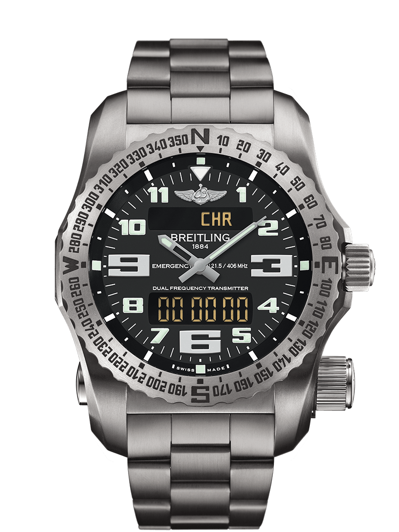 breitling New Avengers II Seawolf A17331101B2A1 Steel Black Box/P/Facts s.BR86