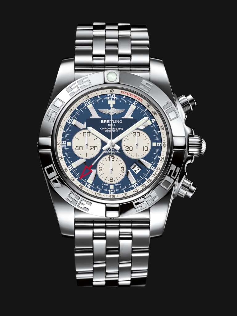 breitling Time 44 AB011012. B967.375A, Rod Index, 2017, Very Good, Housing Steel, With: Steel