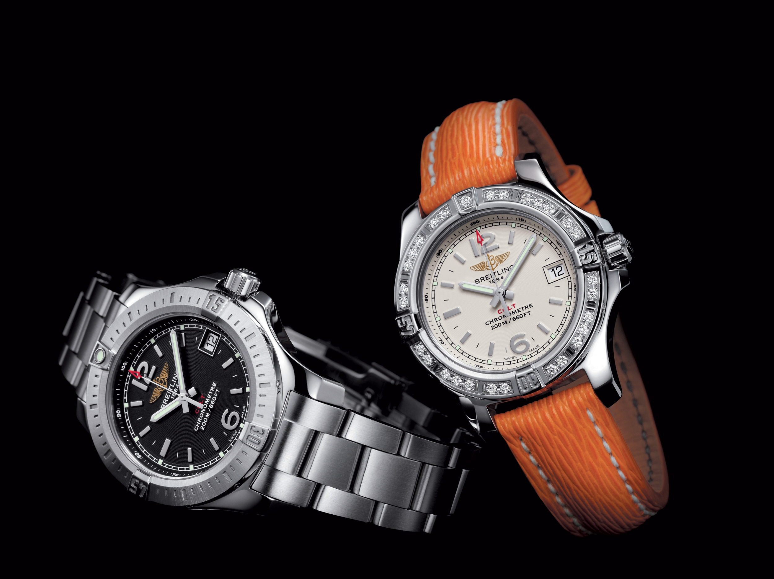 breitling timed Matt Jr. automatically 44