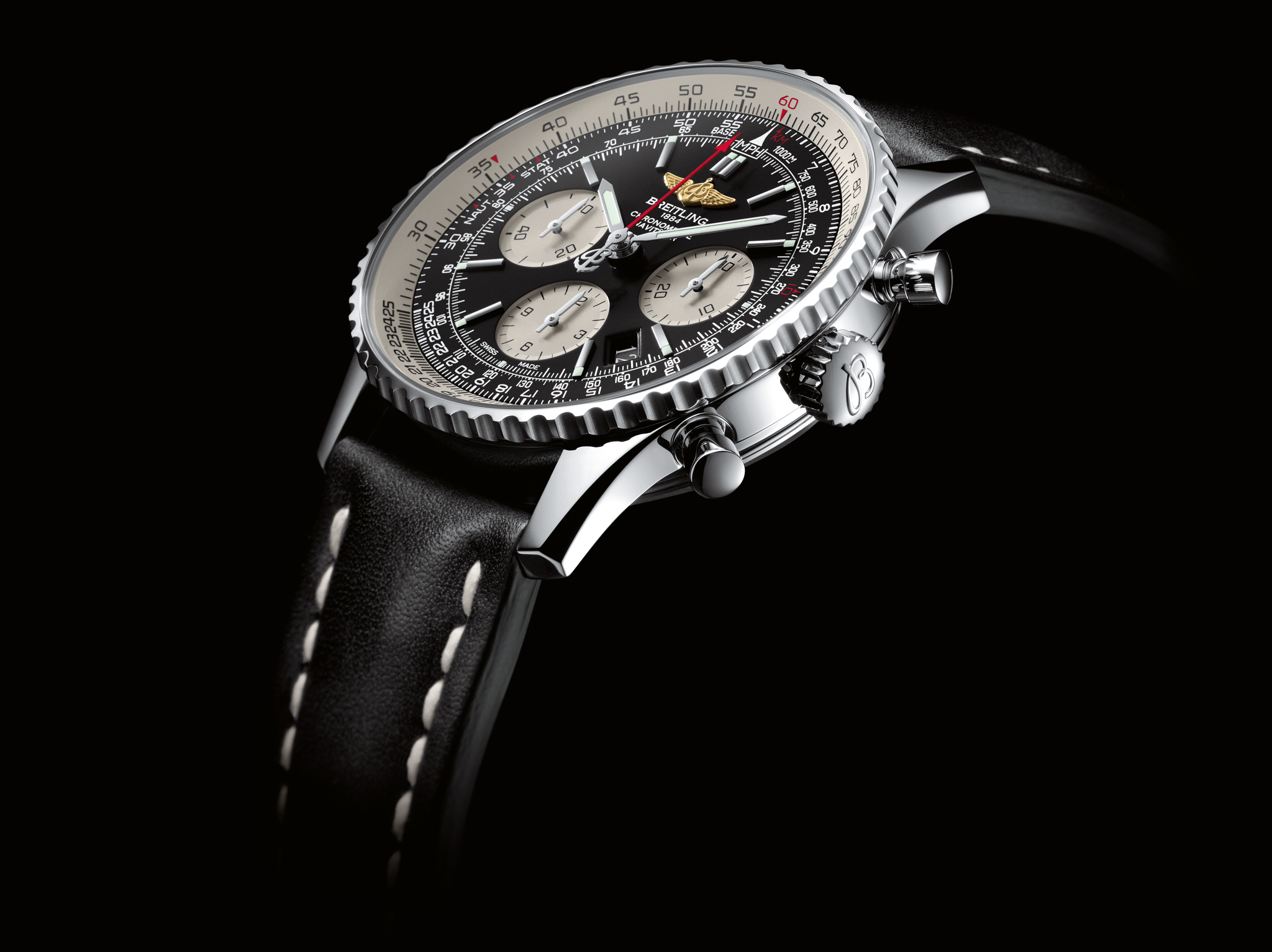 breitling Shadows flies back to the chronograph automatic stainless steel men's watch reference. A35312