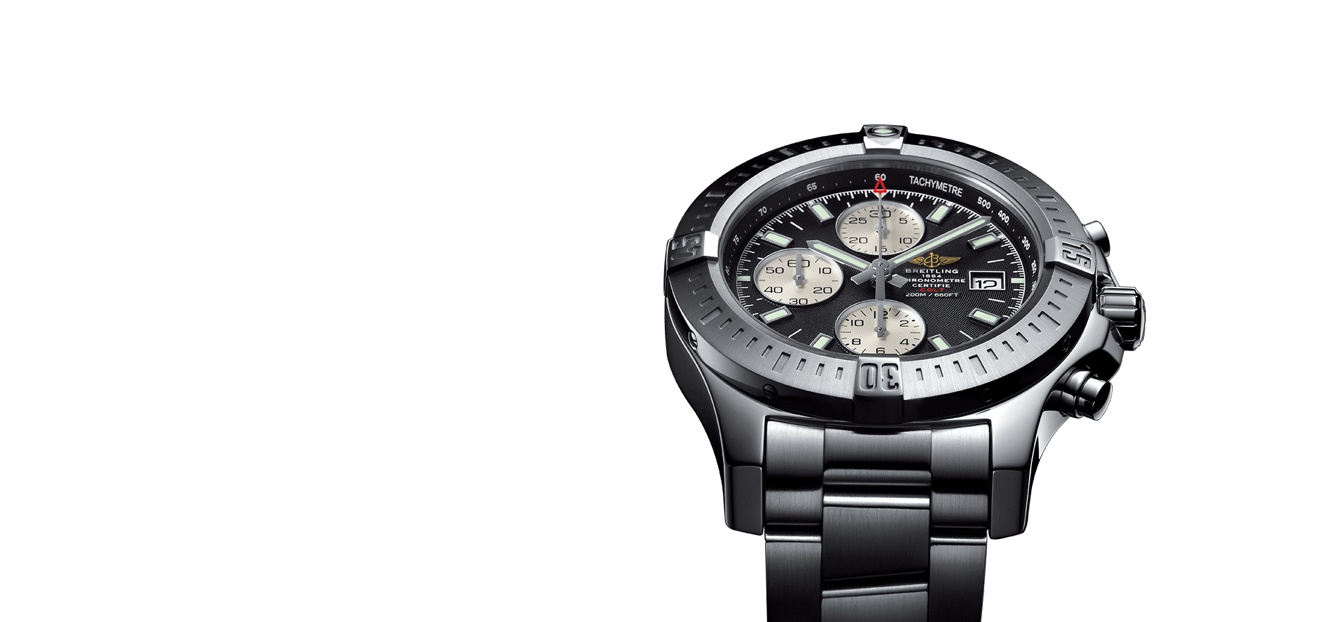 breitling timed space automatically