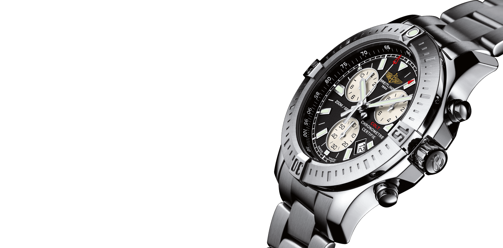 Breitling Super Avengers timed A13970breitling Super Avengers timed limited edition M13370 48mm black PVD steel is rare