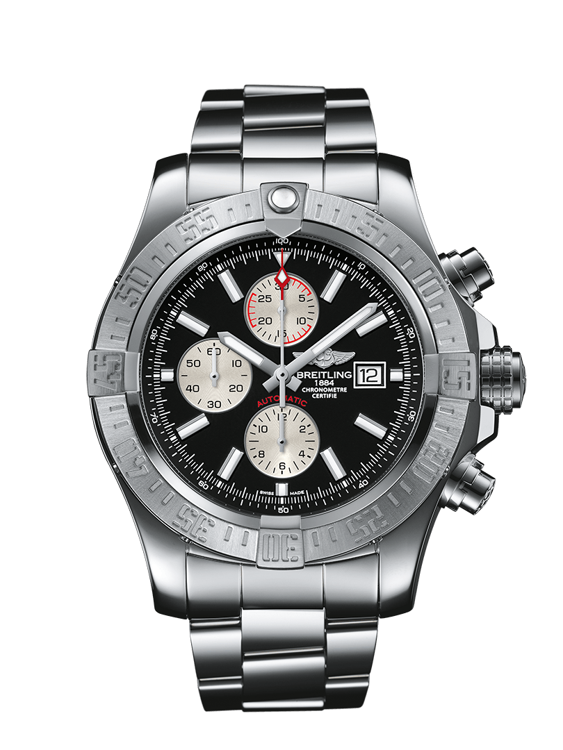 breitling Avengers II Chronograph Black Barton Dial Men Watch A13381