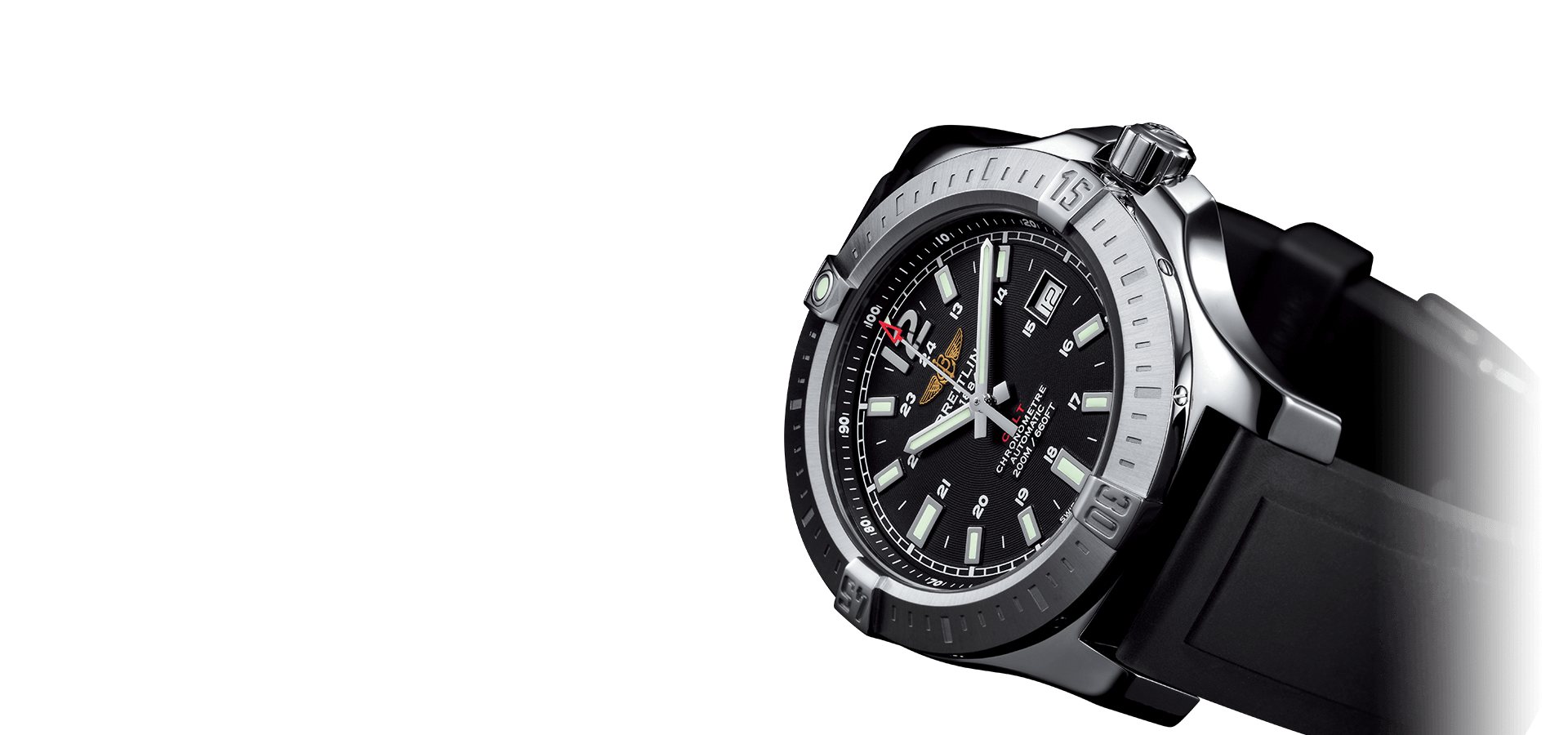 breitling Avengers automatic GMT Night Mission 2021 is not worn