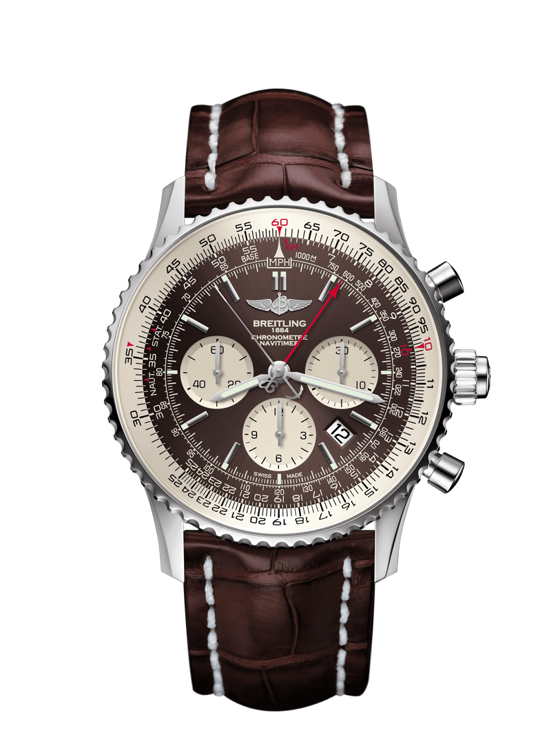 breitling timing B01 42 stainless steel - silver