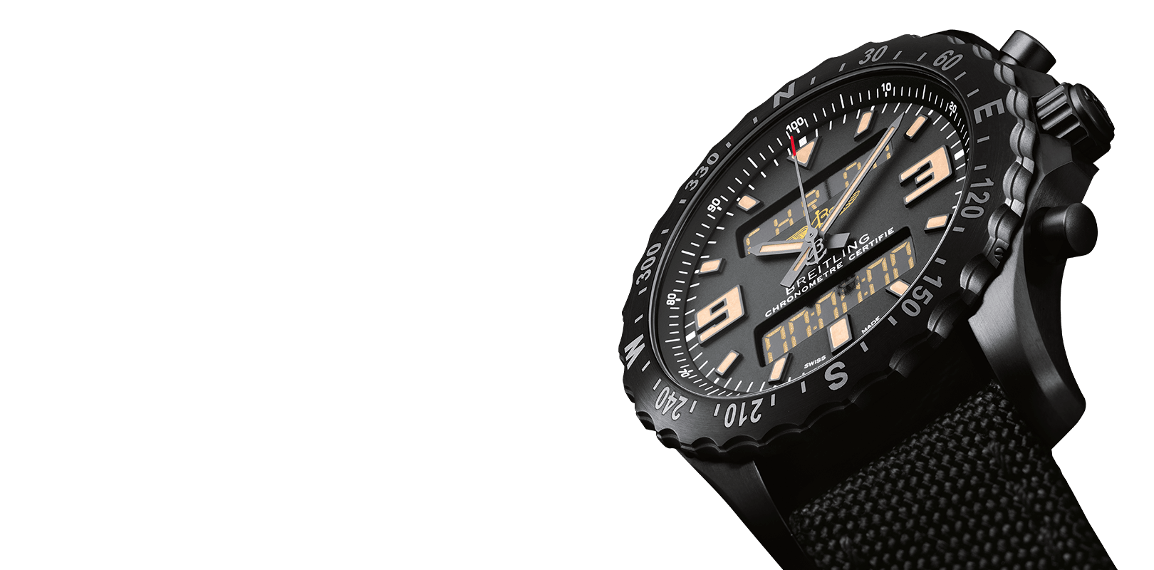 breitling Navitimer Chronometer GMT 46 Automatic Self-Air Chronometer, Date, Hour, Minute, Second, Timer Male Watch A24322121C2P1