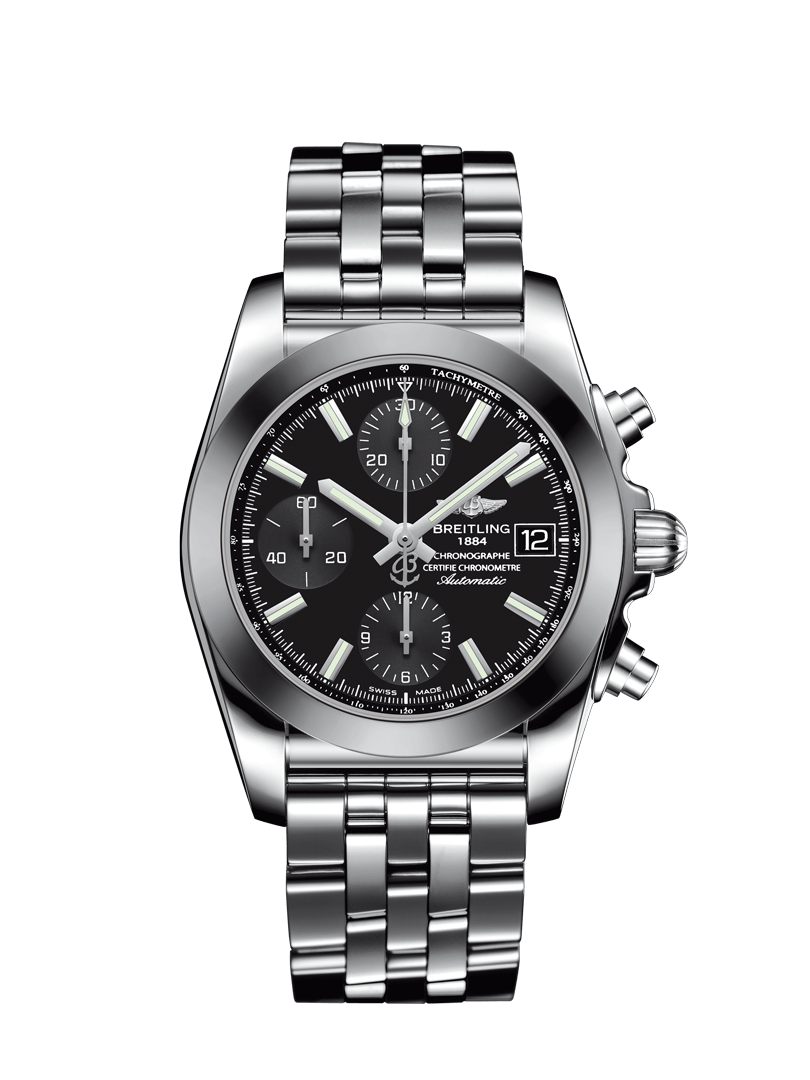 breitling timed cockpit automatic stainless steel men's sport A30011