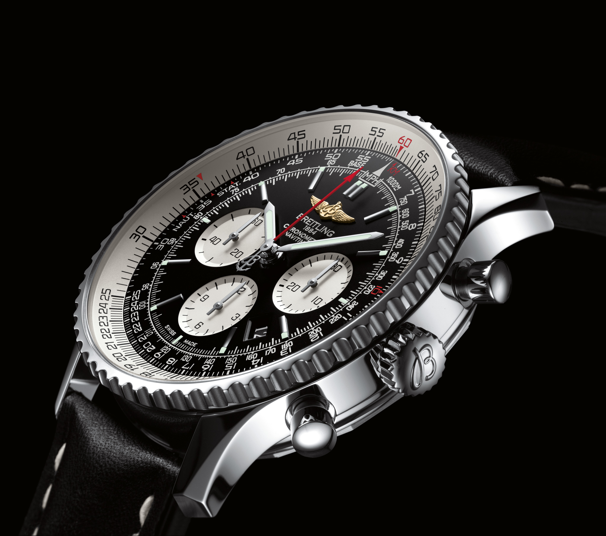 Breitling Super Avengers chronograph black dial A13375101B1A1Breitling Super Avengers Chronograph Black Steel Limited Edition - Papers and Services 2020 (breitling) M1337010/B930 2008