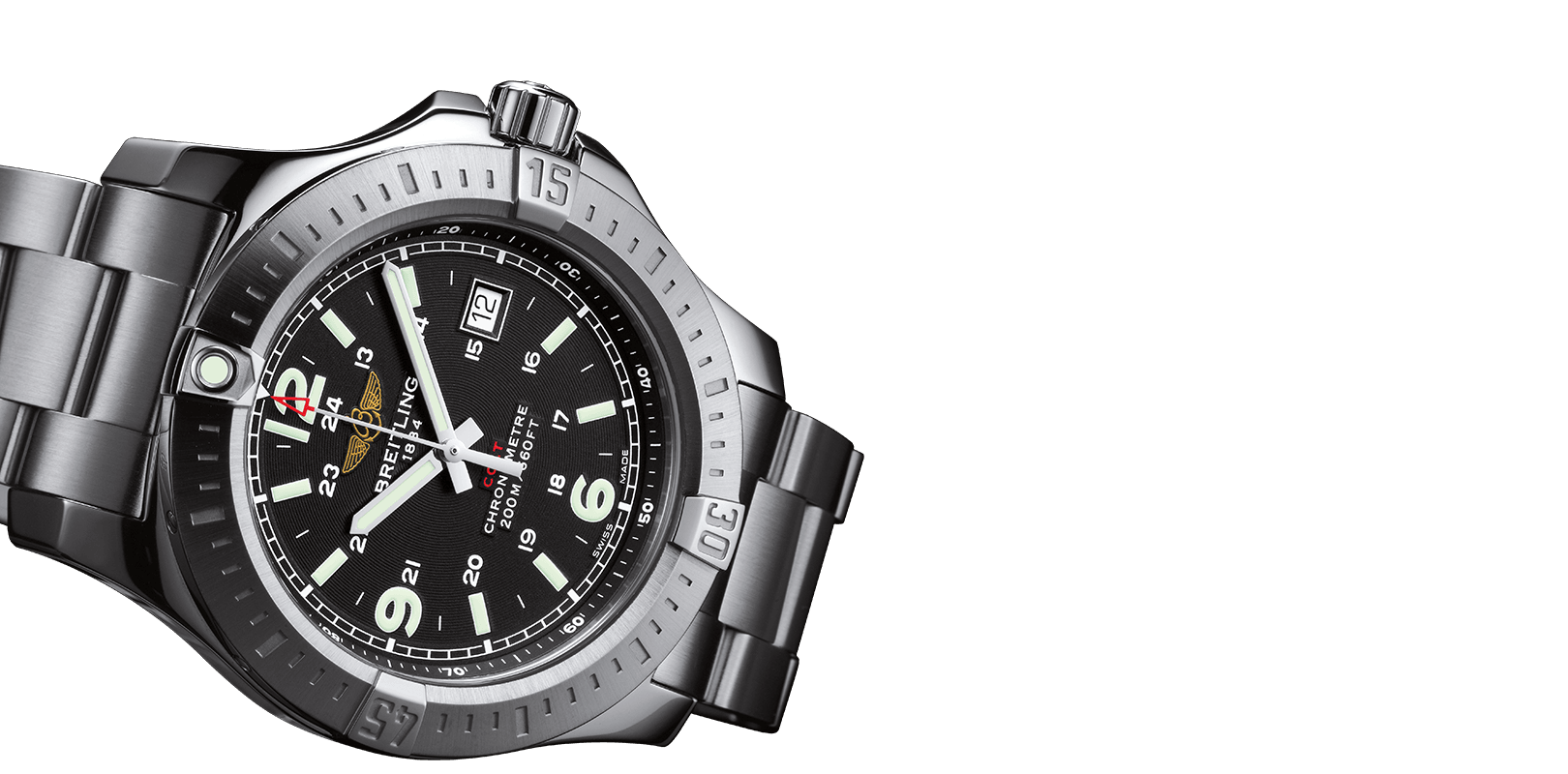 The breitling Avengers chronograph black dials 43 mm
