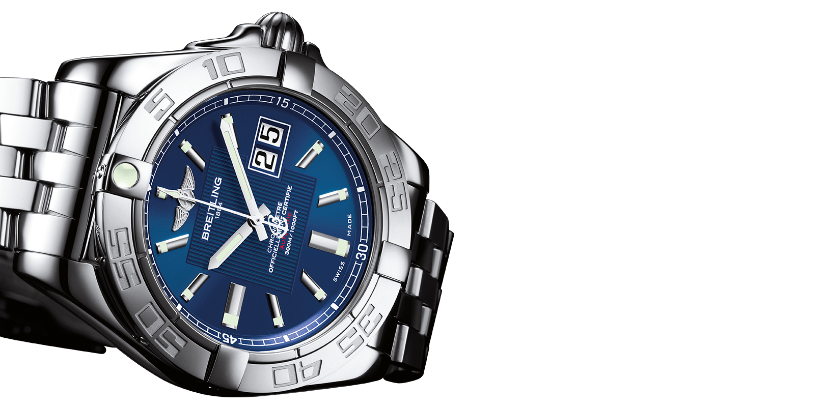breitling Ocean A17040 42mm stainless steel men's watch