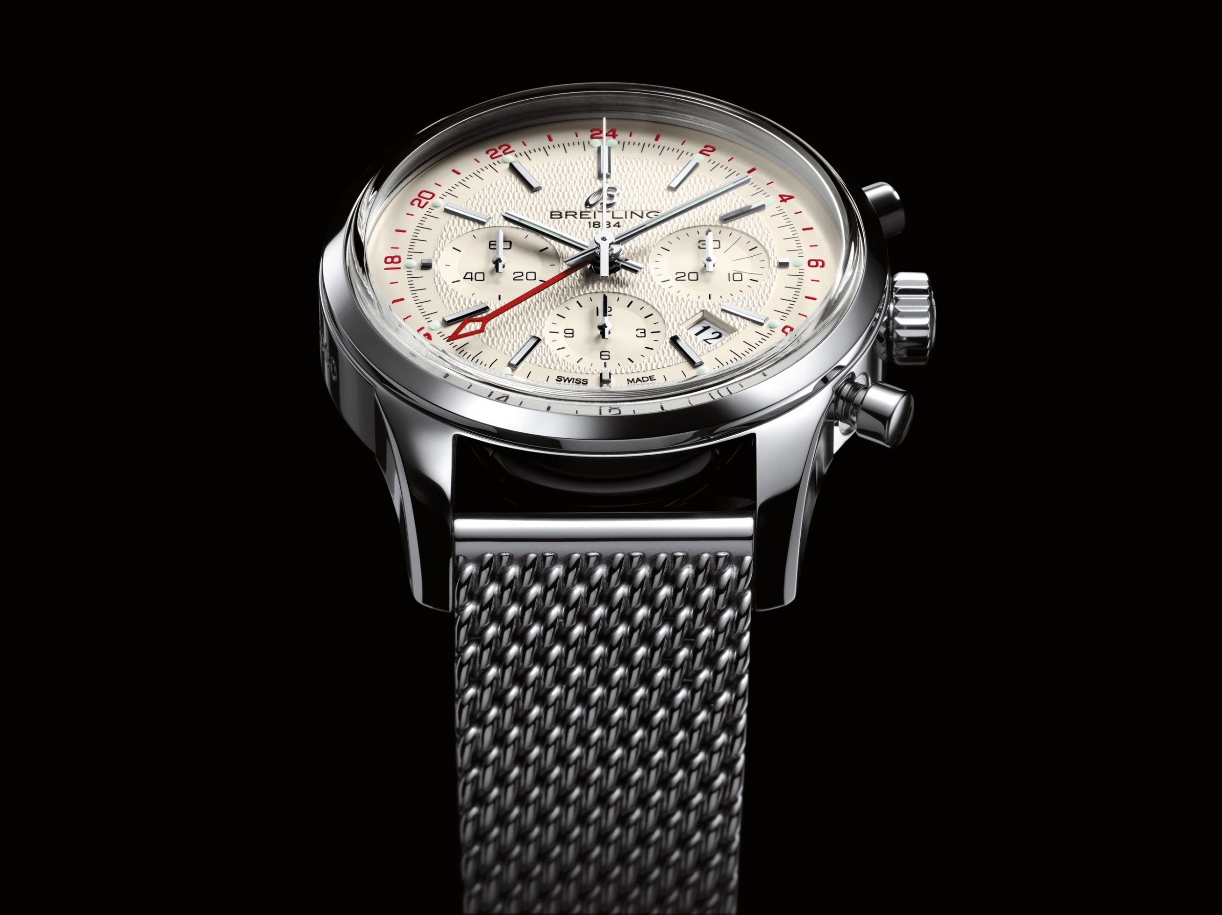 breitlingenz Automatic Chronograph Watch Chronograph 41 Officially Certified Chronograph Reference. CB 0140 12/A723