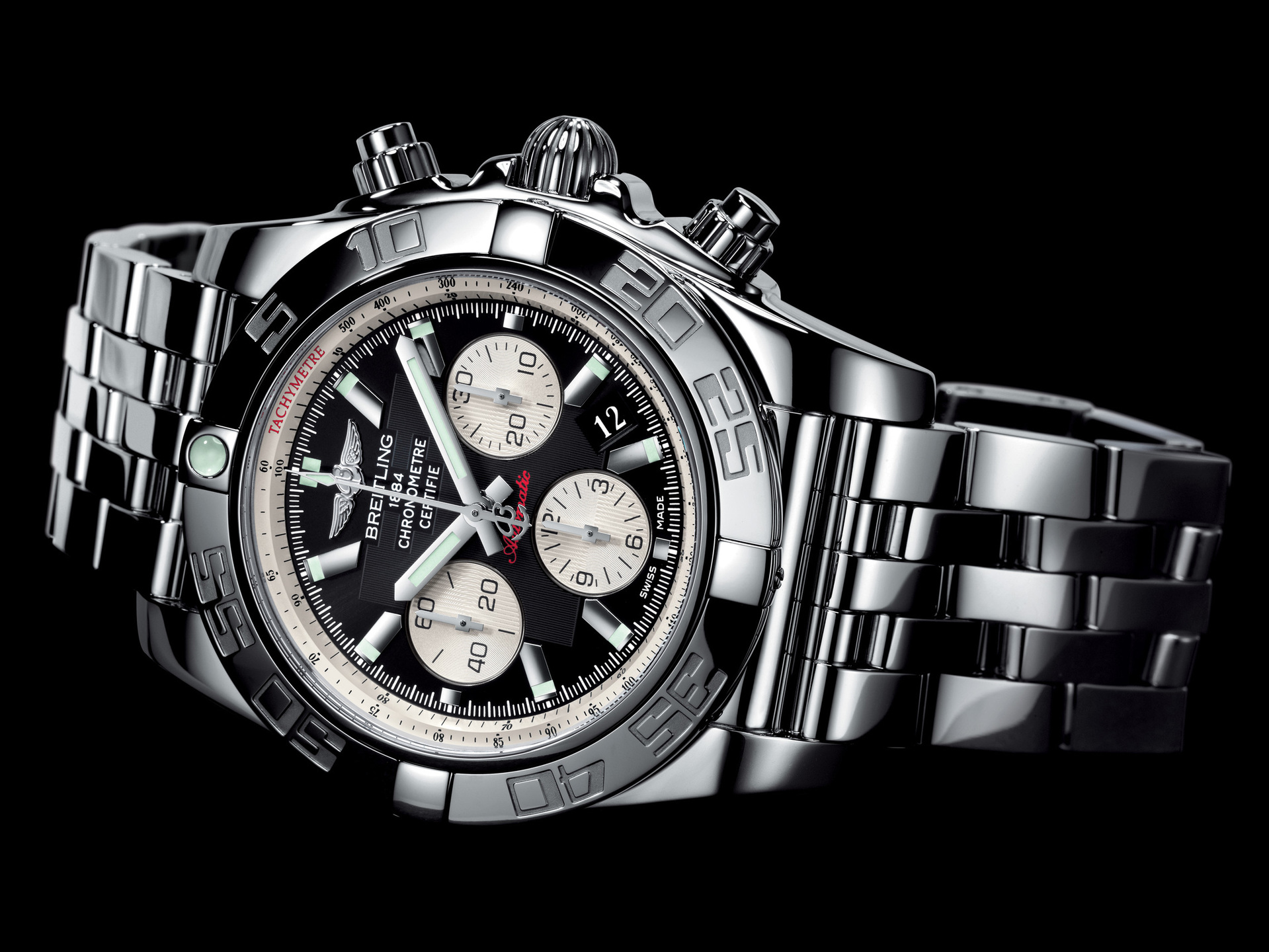 The breitling timer evolved grey dial-up steelman to watch the A13356 box of paper