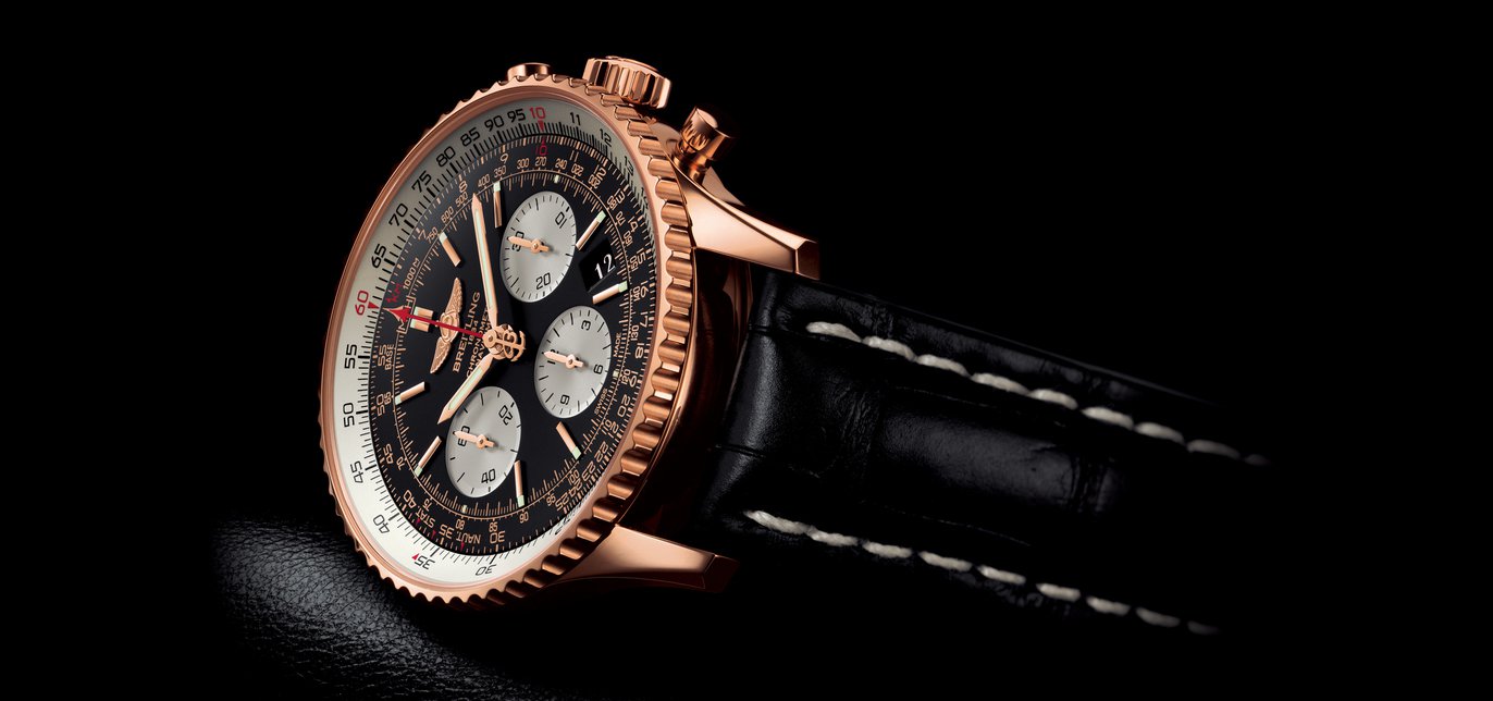 Breitling Navitimer B01 Chronometer 46 mm steel and rose gold UB0127211B1P2breitling Navitimer B01 Chronometer 46mm black dial