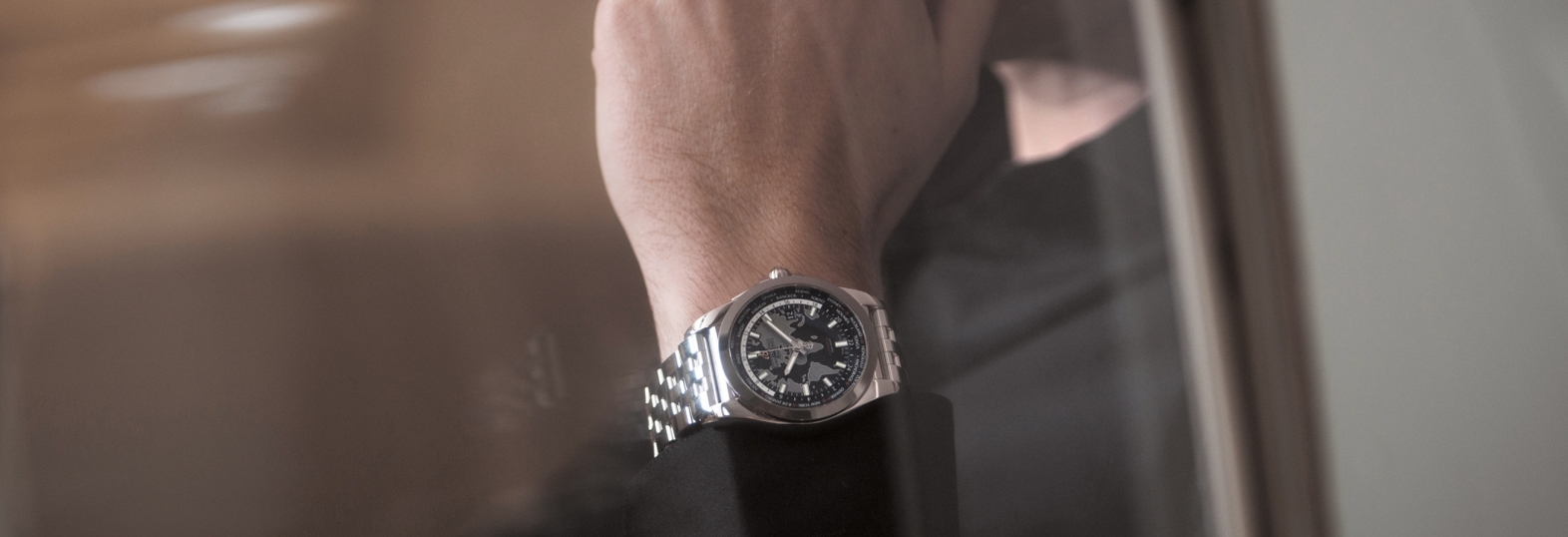 breitlingenz automatic world time watch Galaxy unit Celtifi hosts the timing