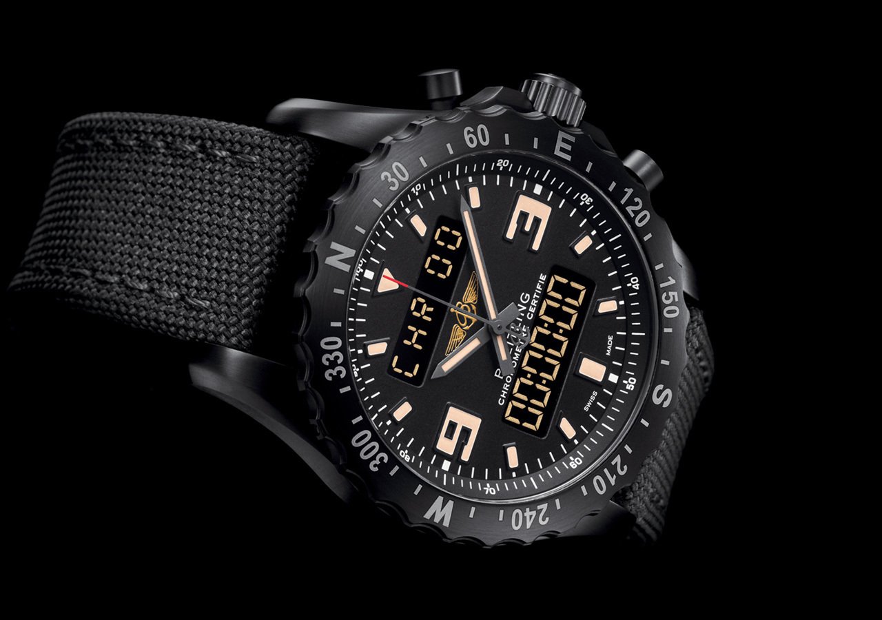 Breitling Avengers Seawolves timed Black Steel M73390breitling Navitimer Crono