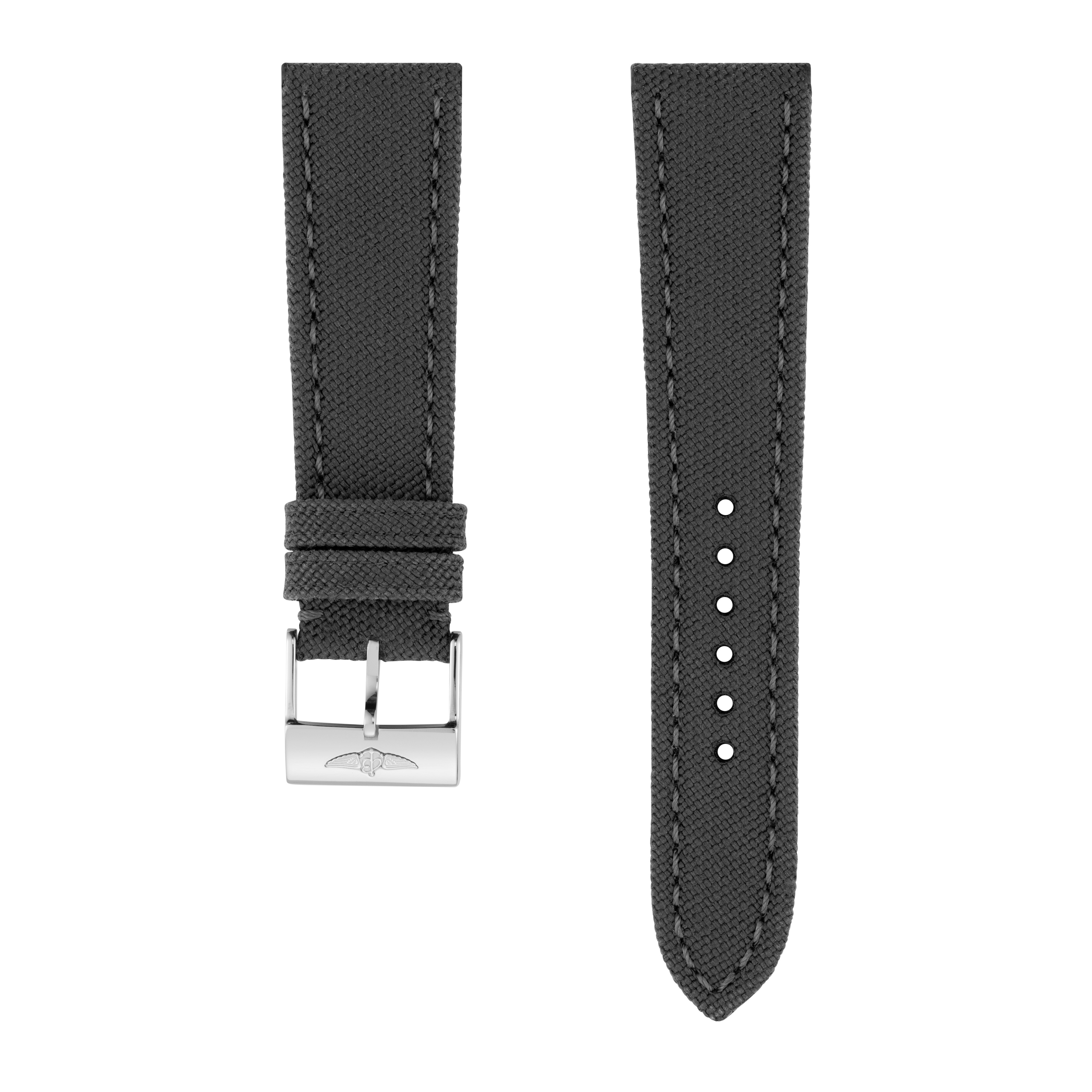 Bracelete de nylon antracite - 24 mm