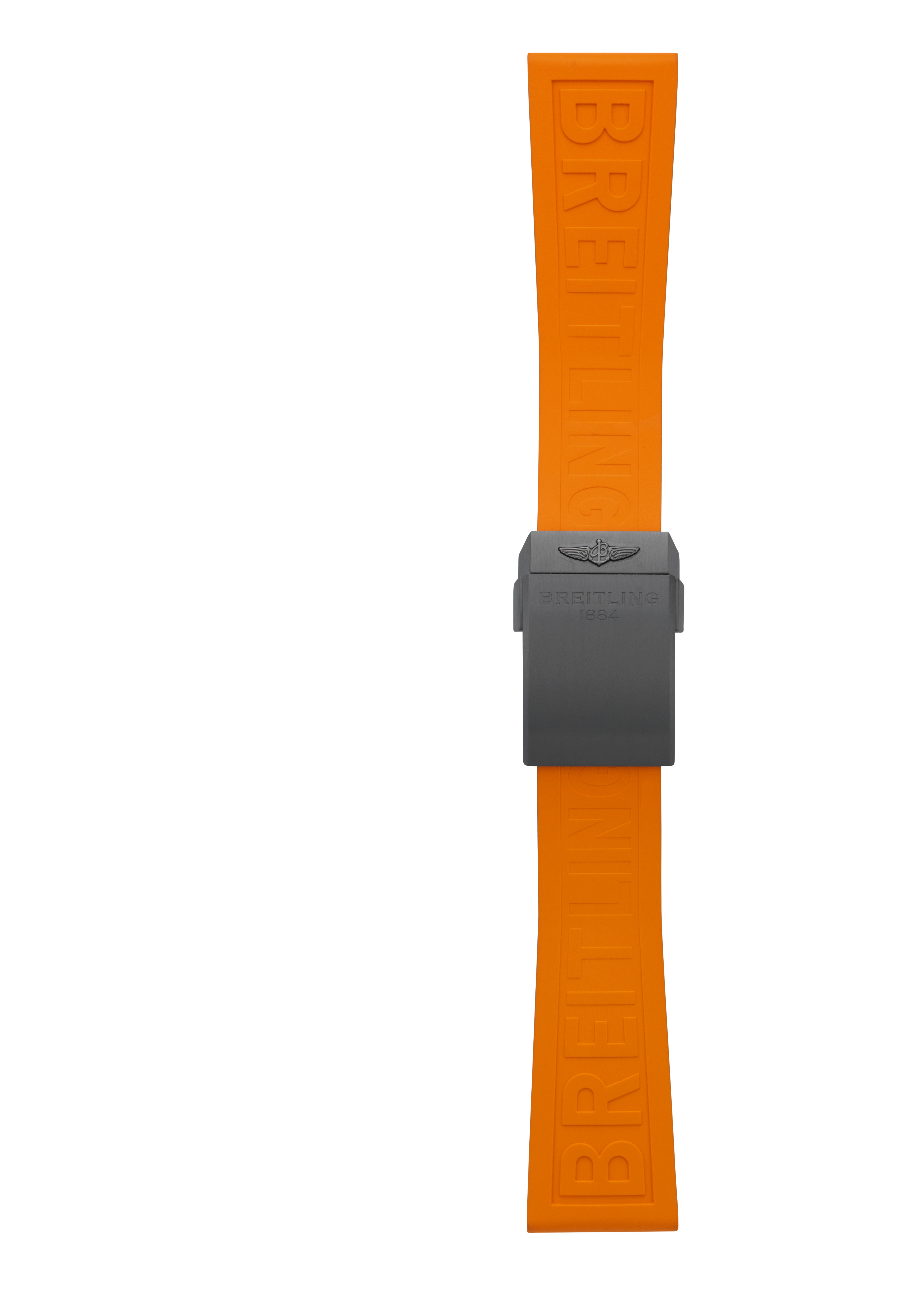 Orangefarbenes TwinPro-Gummiarmband - 24 mm