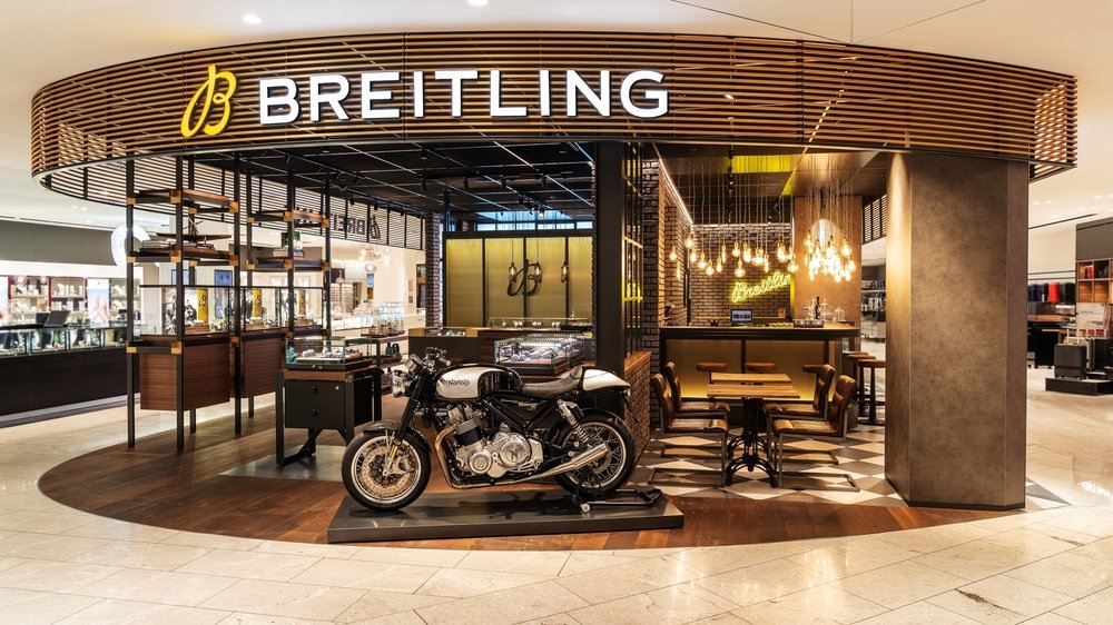 Breitling launches its bistro bar boutique concept at Jelmoli in Zurich