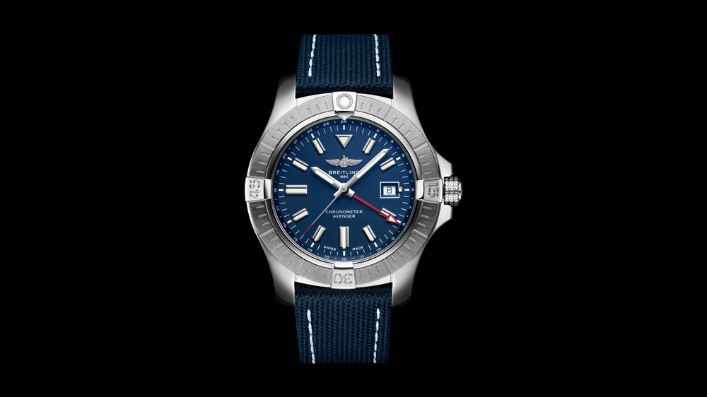 breitling avenger gmt blue