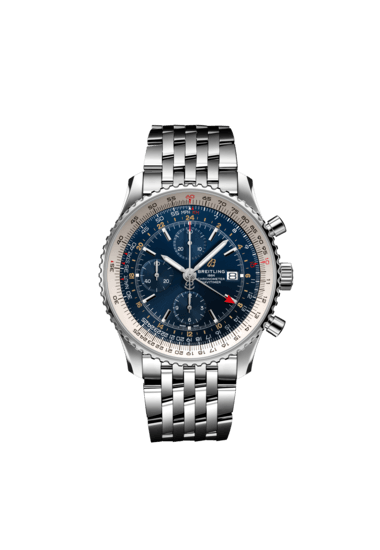 Navitimer Chronograph GMT 46航空計時世界時間腕錶 - A24322121C2A1