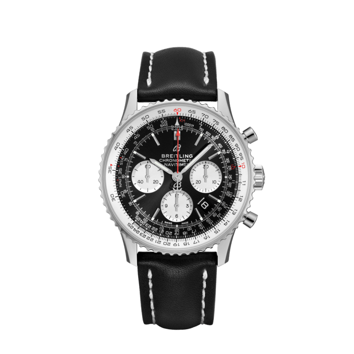 Navitimer B01 Chronograph 43, Stainless steel - Black
An all-time favorite among pilots and aeronautical enthusiasts since 1952, the Navitimer B01 Chronograph 43 mm combines technical mastery and original design.