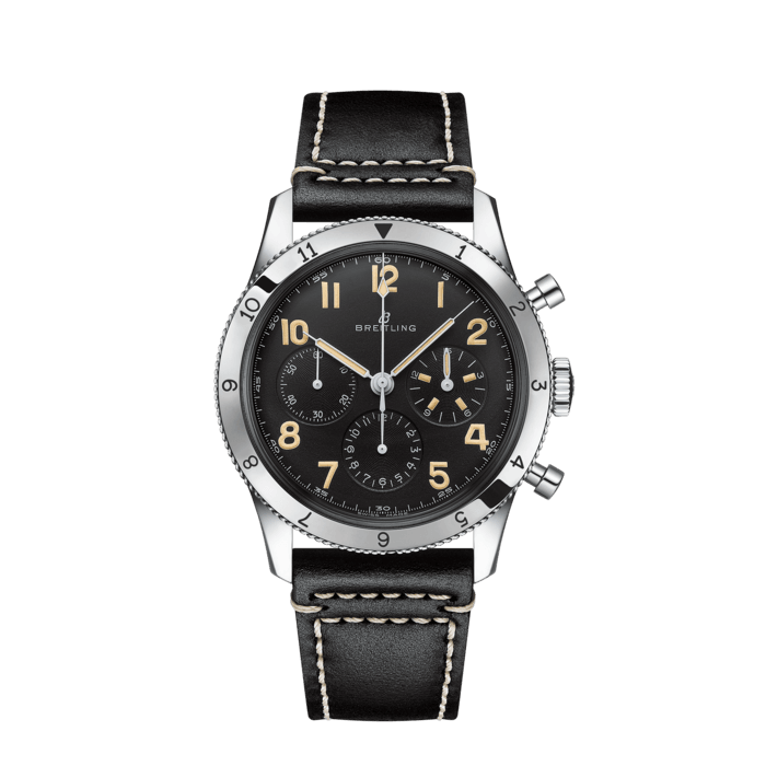 AVI Ref. 765 1953 Re-Edition, Stainless steel - Black
AVI REF. 765 1953 RE-EDITION celebrates the Co-Pilot Ref. 765 AVI introduced in 1953.