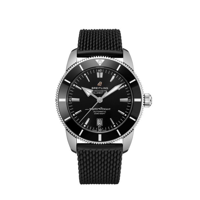 Superocean Heritage B20 Automatic 46, Stainless steel - Black
Inspired by the original Superocean from the 1950s, the Superocean Heritage combines iconic design features with a modern touch. Sporty and elegant, the Superocean Heritage is a true embodiment of style at sea.