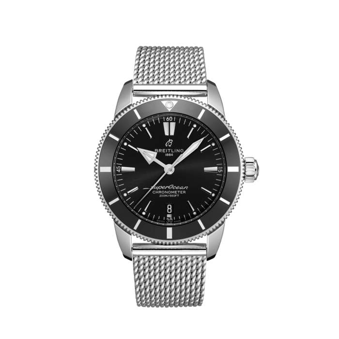 Superocean Heritage B20 Automatic 44, Stainless steel - Black
Inspired by the original Superocean from the 1950s, the Superocean Heritage combines iconic design features with a modern touch. Sporty and elegant, the Superocean Heritage is a true embodiment of style at sea.