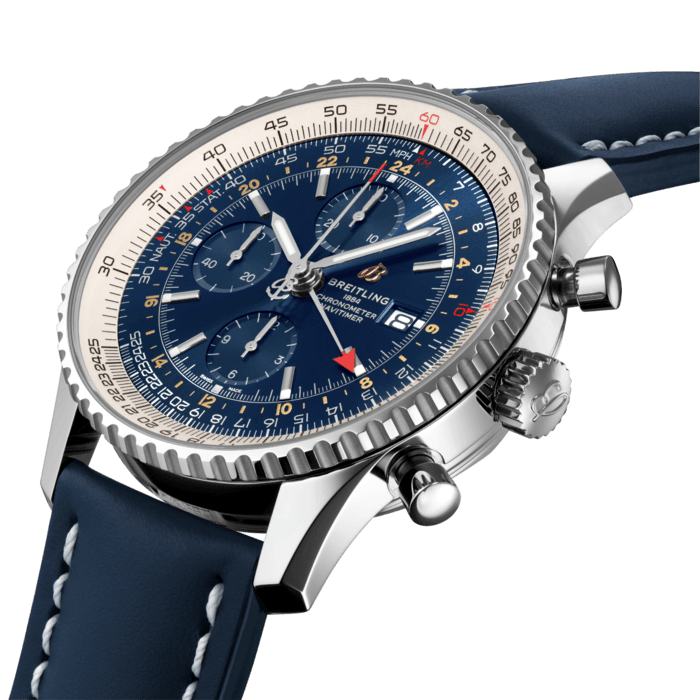 Navitimer Chronograph GMT 46航空計時世界時間腕錶