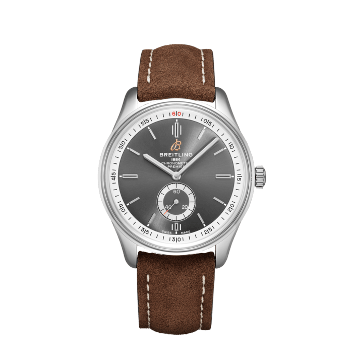 breitling AB0118221B1X2 Premier Timer Grey Dial Watch
