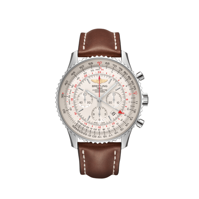 Navitimer B04 Chronograph GMT 48航空計時世界時間腕錶 - AB0441211G1X1