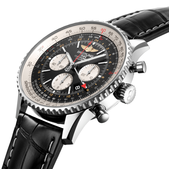 航空计时B04世界时间计时腕表48（Navitimer B04 Chronograph GMT 48）