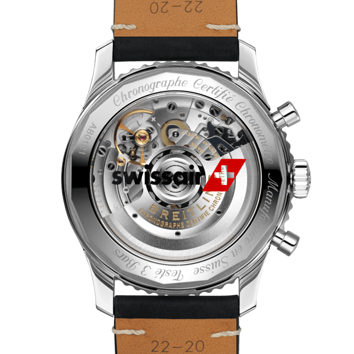 航空计时B01计时腕表43瑞士航空特别版（Navitimer B01 Chronograph 43 Swissair）