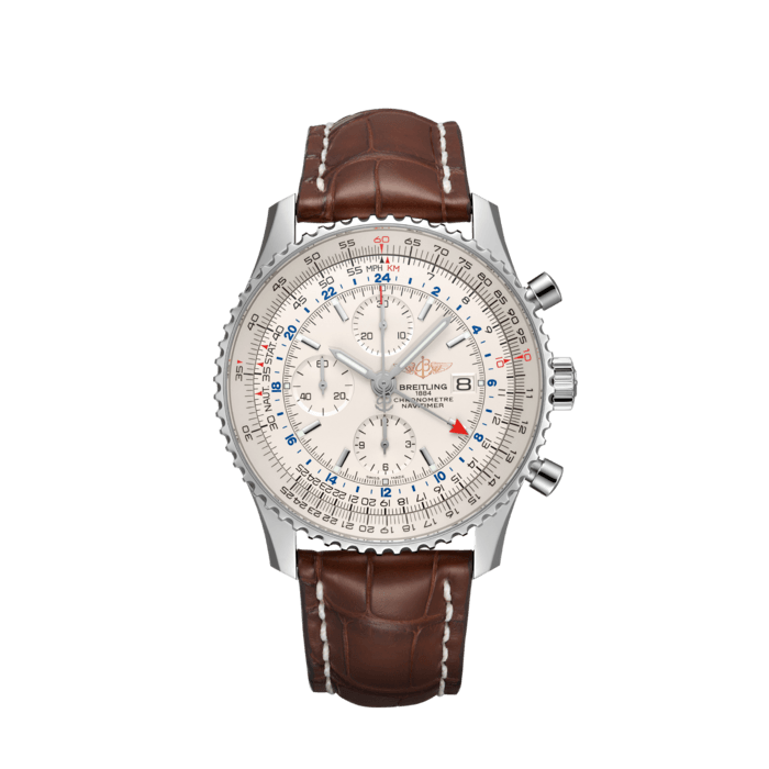 航空计时世界时间计时腕表46（Navitimer Chronograph GMT 46） - A24322121G1P1