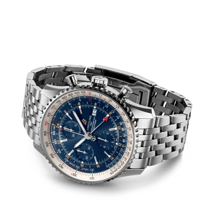 航空计时世界时间计时腕表46（Navitimer Chronograph GMT 46）