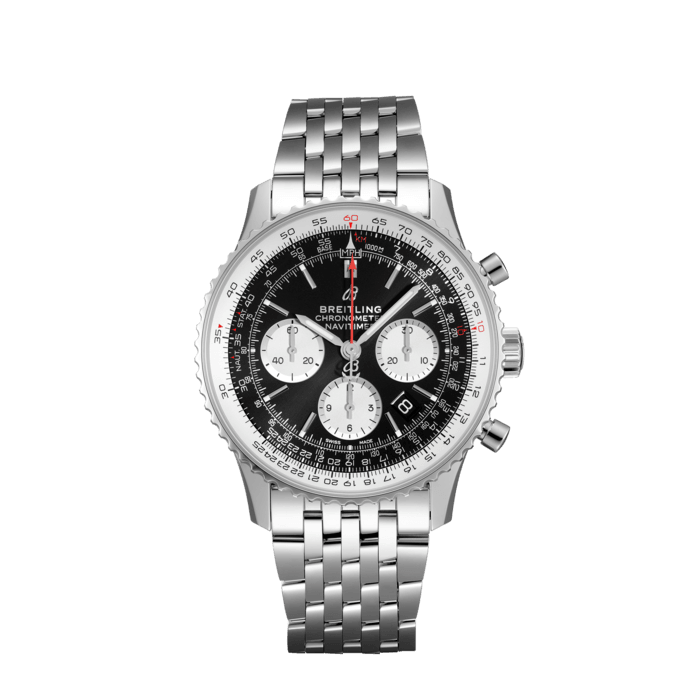 {breitling}Brettlin with box and warranty card (Brettlin) breitling navigation timer 01 Chronograph Chronograph Chronograph UB012721/BE18 Automatic Winding Men (Second Hand)