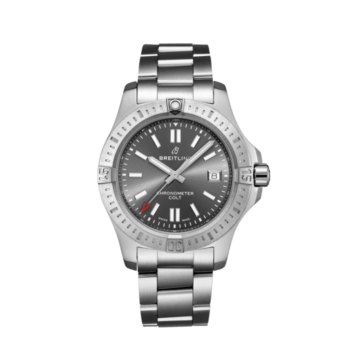 Colt 41 Automatic Steel - Tempest Gray A17313101F1A1 | Breitling
