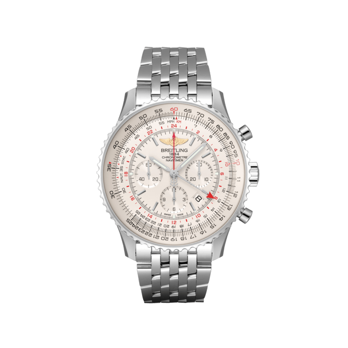 Navitimer B04 Chronograph GMT 48航空計時世界時間腕錶 - AB0441211G1A1