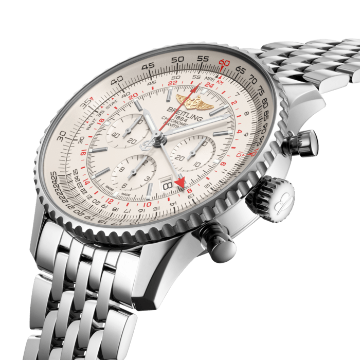 航空计时B04世界时间计时腕表48（Navitimer B04 Chronograph GMT 48）