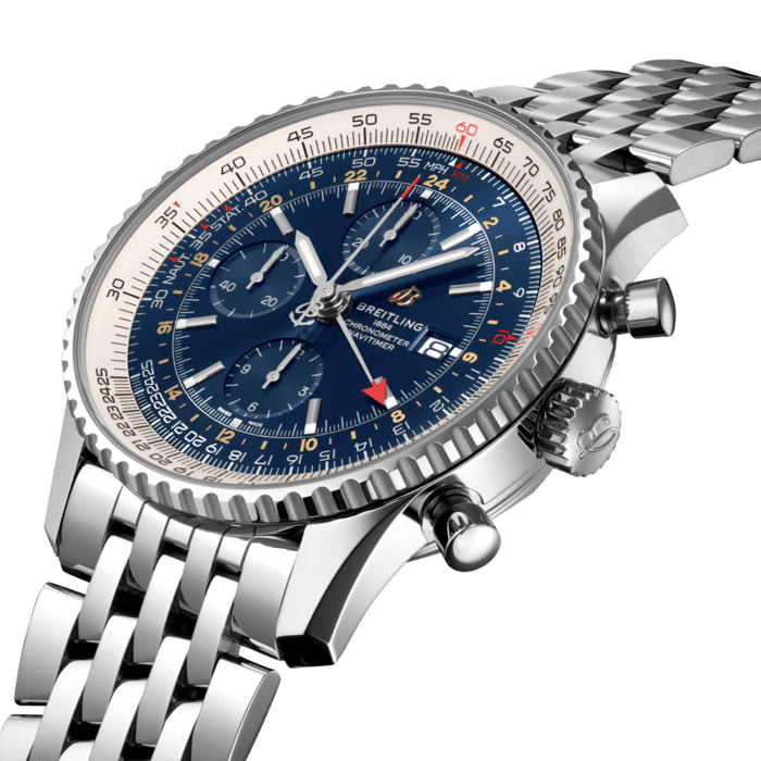 Navitimer Chronograph GMT 46航空計時世界時間腕錶