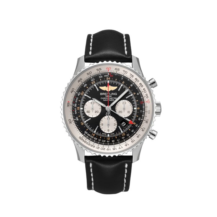 Navitimer B04 Chronograph GMT 48航空計時世界時間腕錶 - AB0441211B1X1