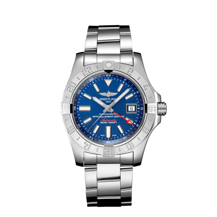 Avenger II GMT Stainless Steel - Blue 