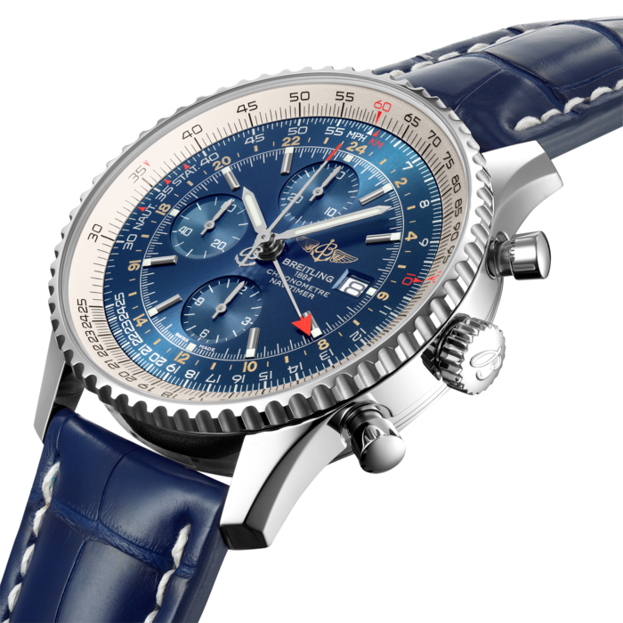 航空计时世界时间计时腕表46（Navitimer Chronograph GMT 46）